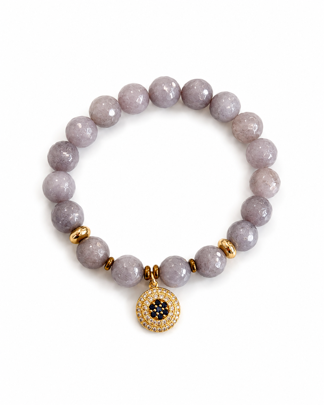 Grey Charm Bracelet