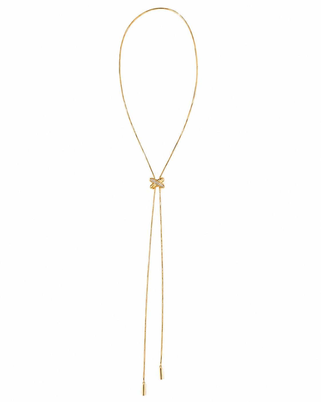 Gold Adjustable Drop Necklace