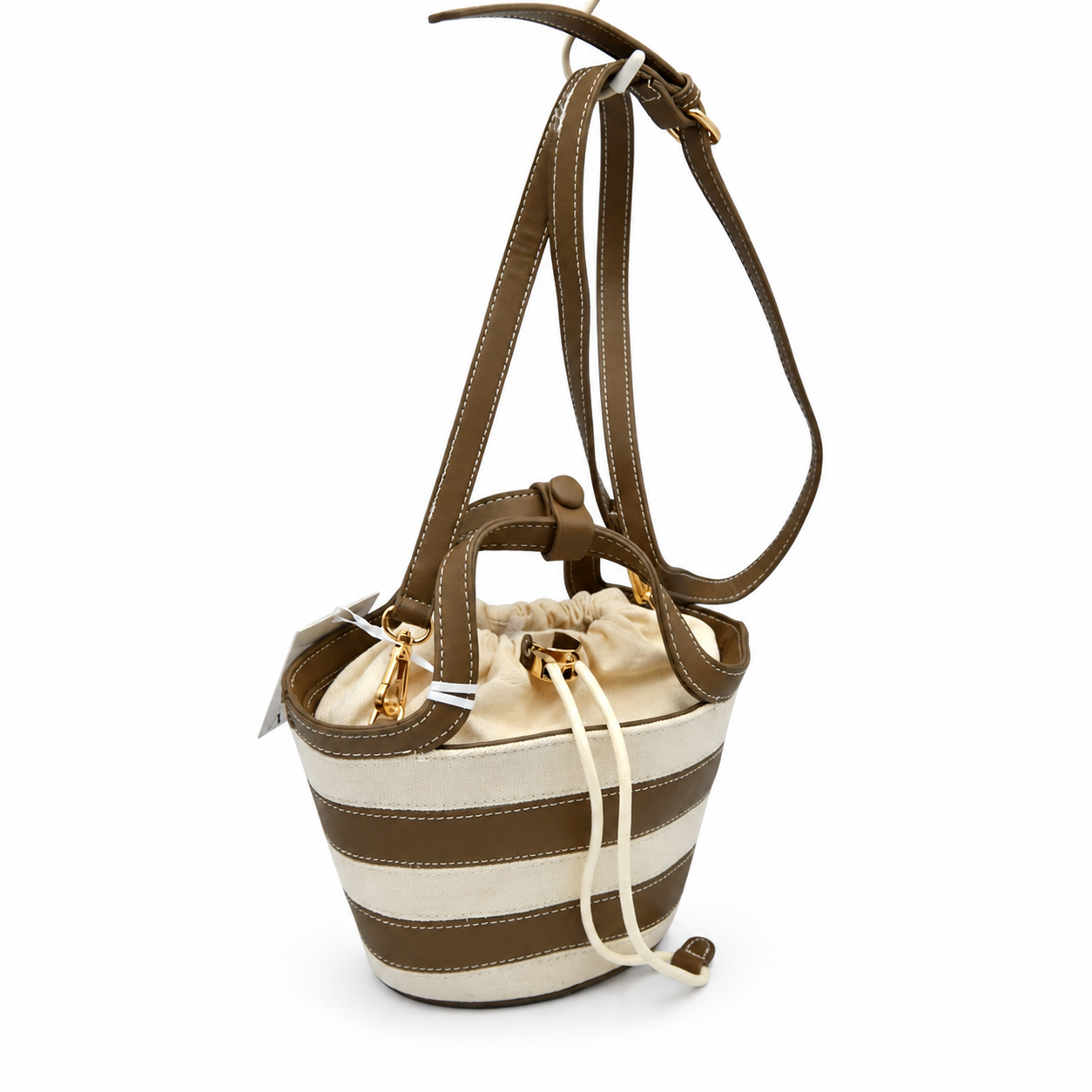 Leather Mini Bucket Bag