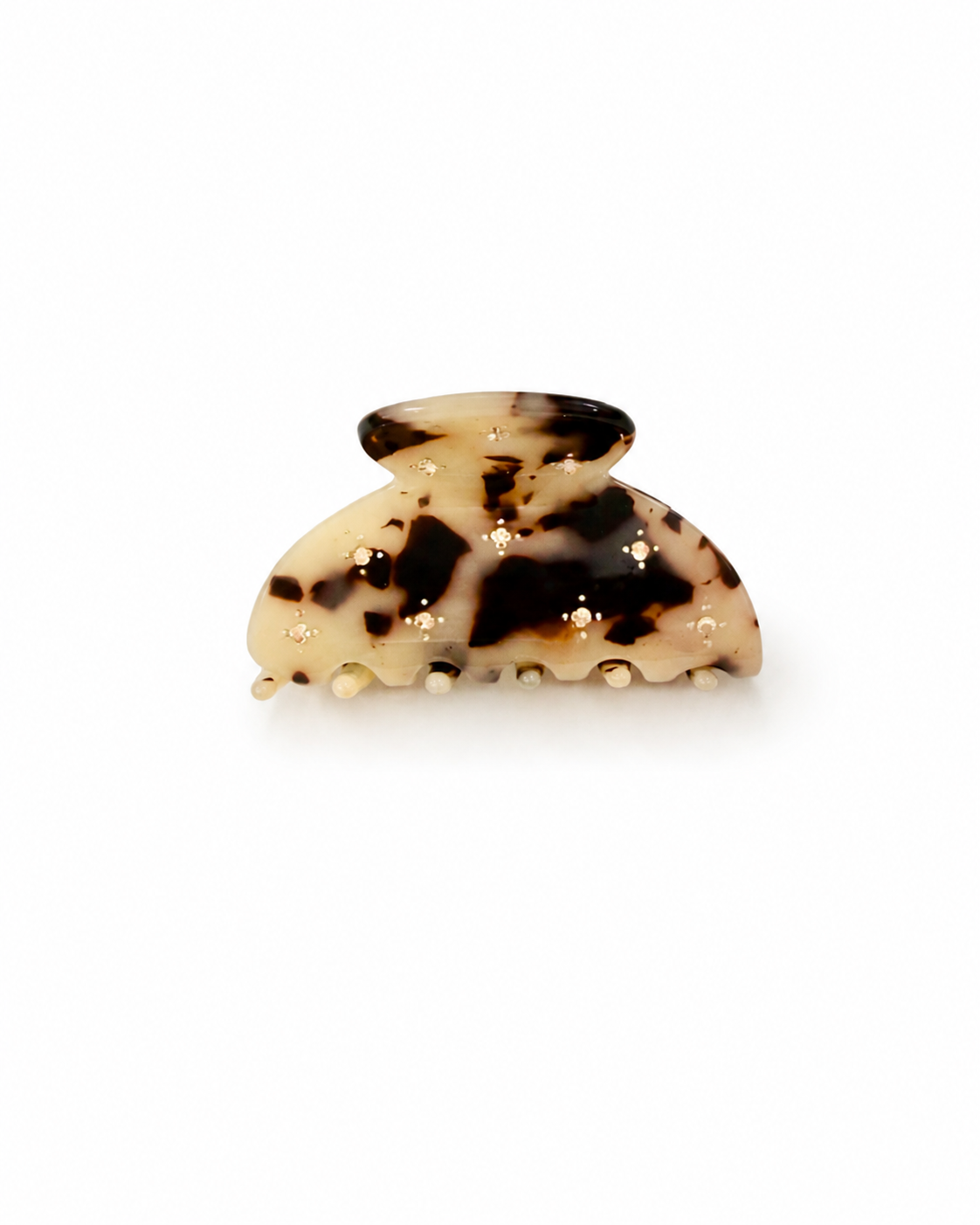 Tortoiseshell & Stud Mini Clip