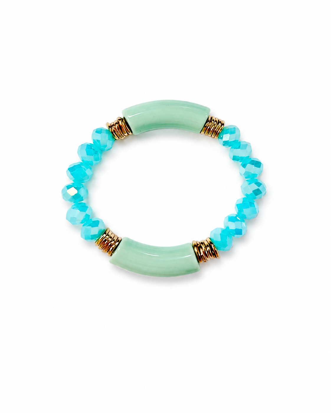 Blue Beaded Bracelet