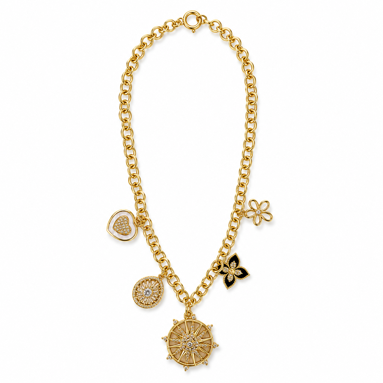 Golden Charm Necklace