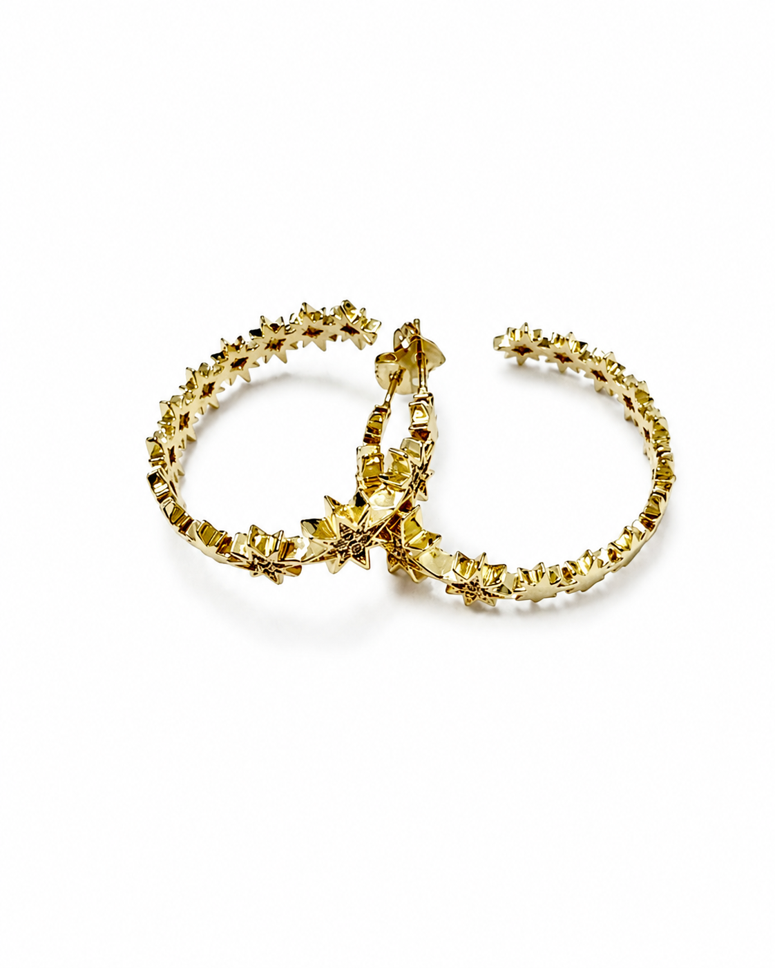 Star Gold Earrings