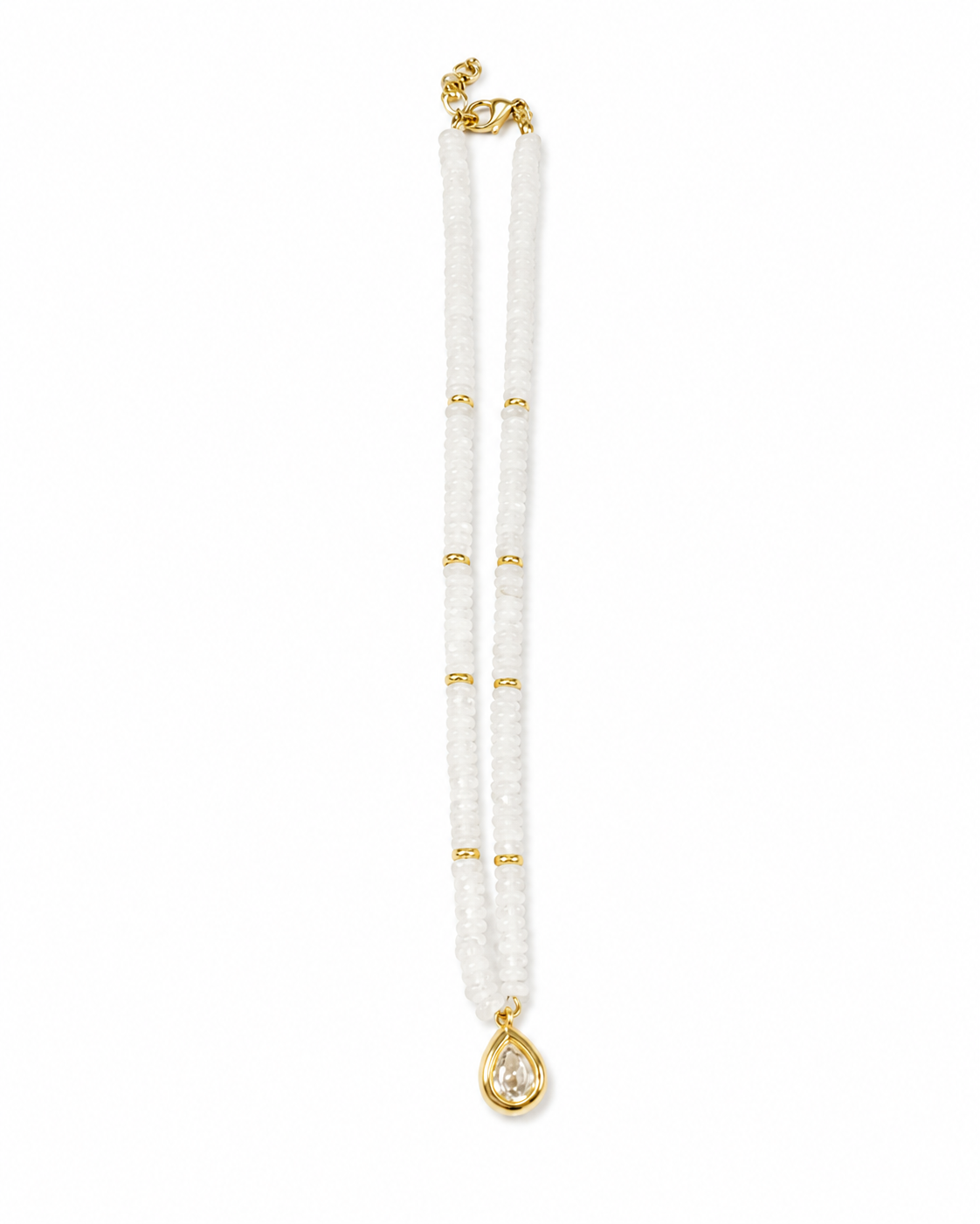 White Beaded Necklace