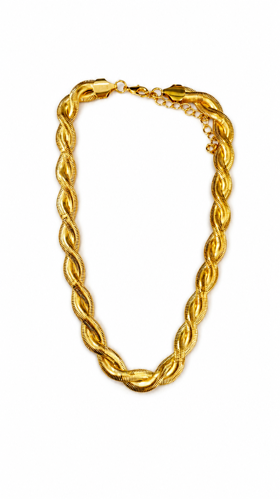 Twisted Gold Necklace
