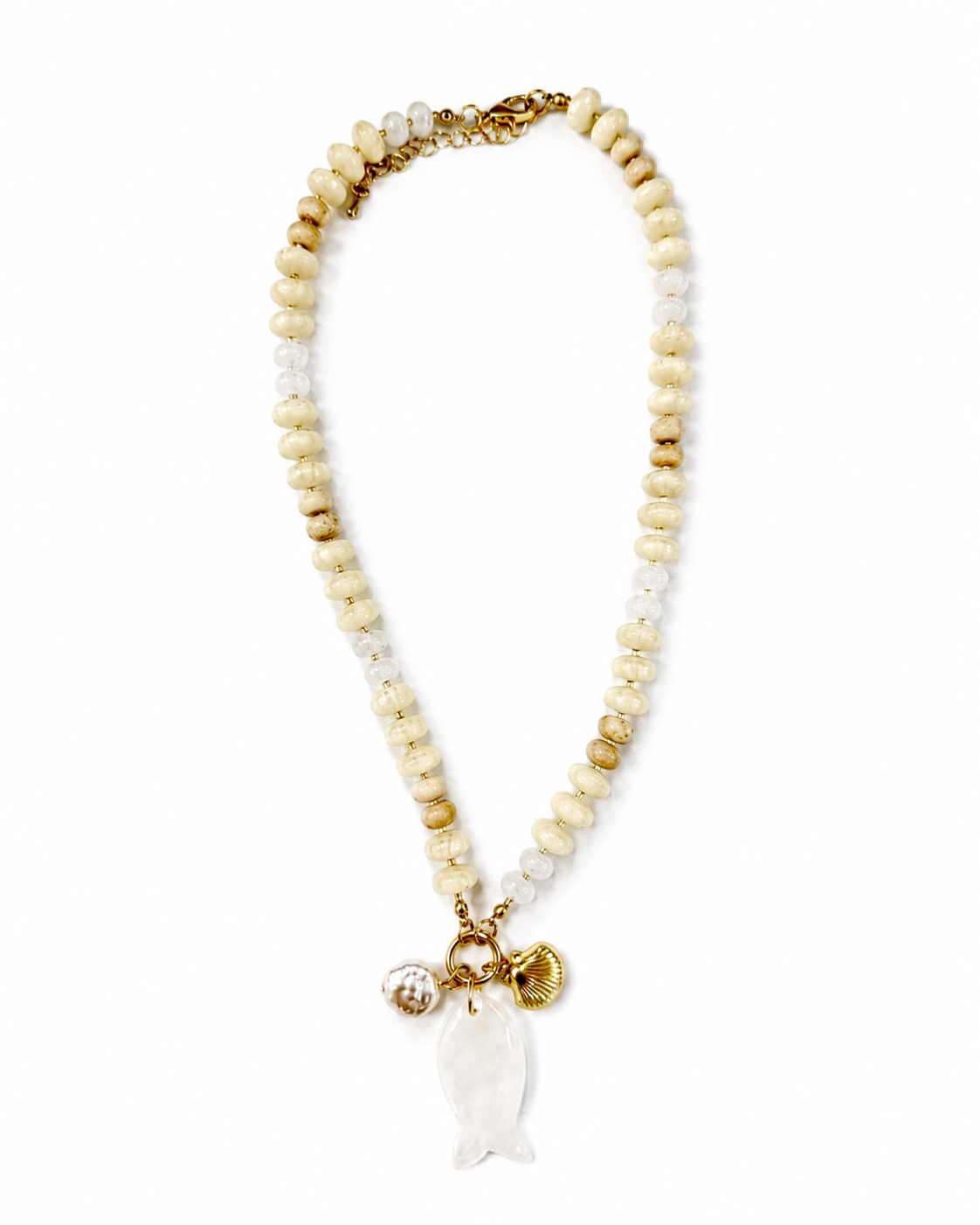 Stone Charm Necklace