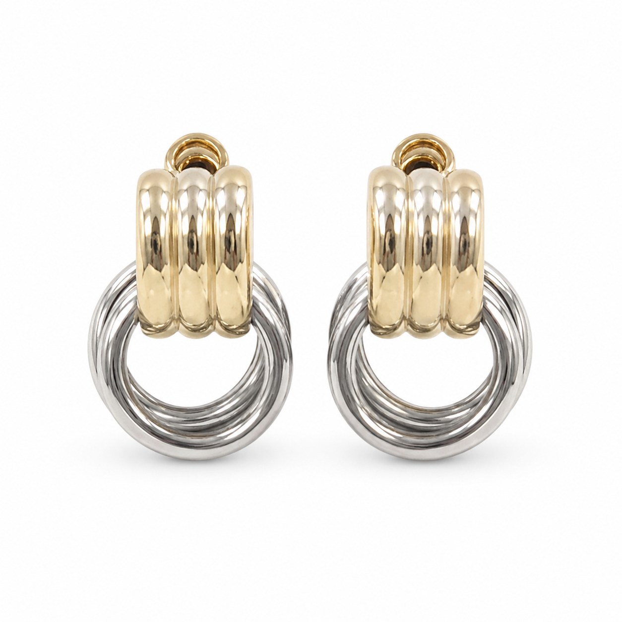 Duo-tone Earrings
