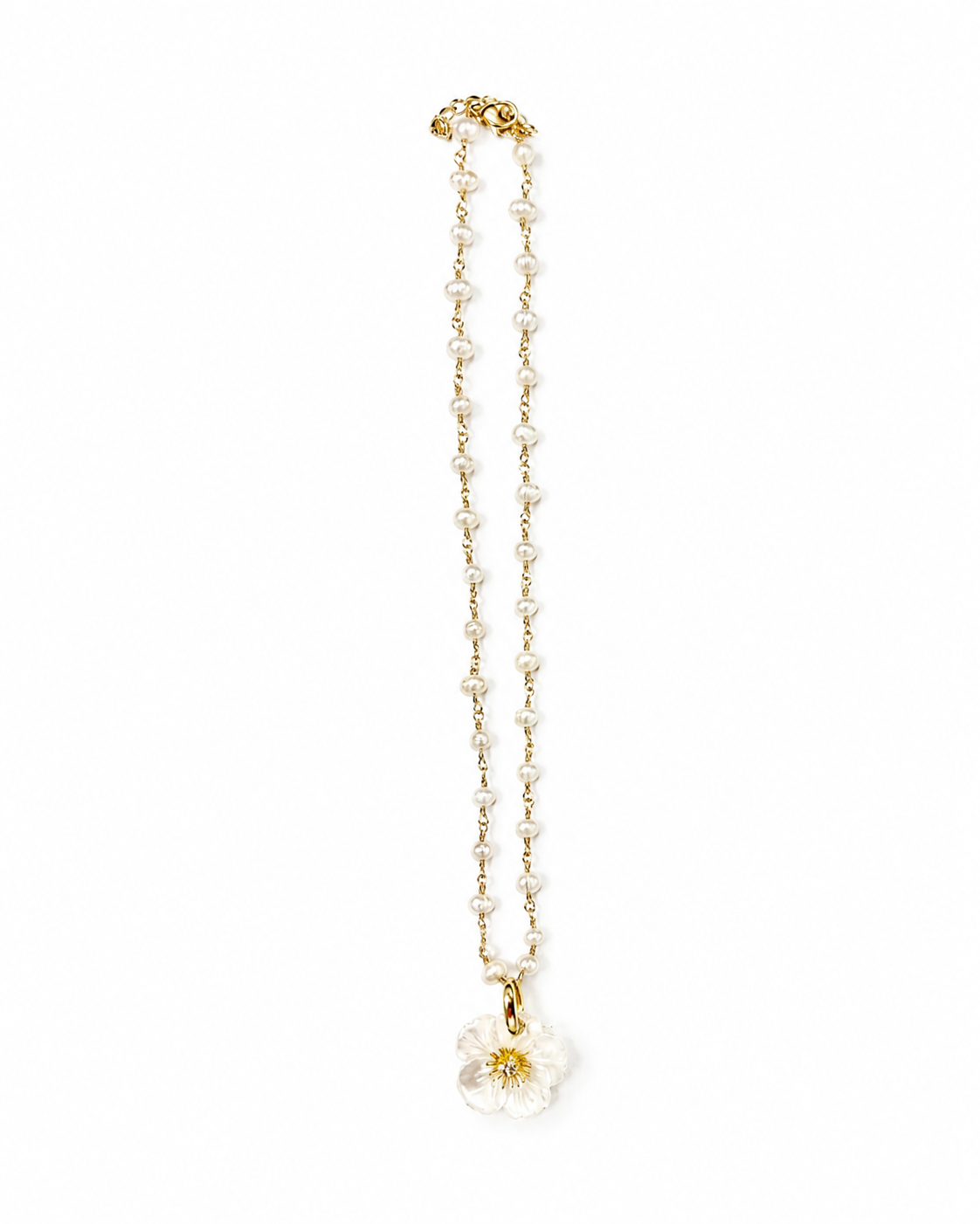 Pearl Flower Necklace