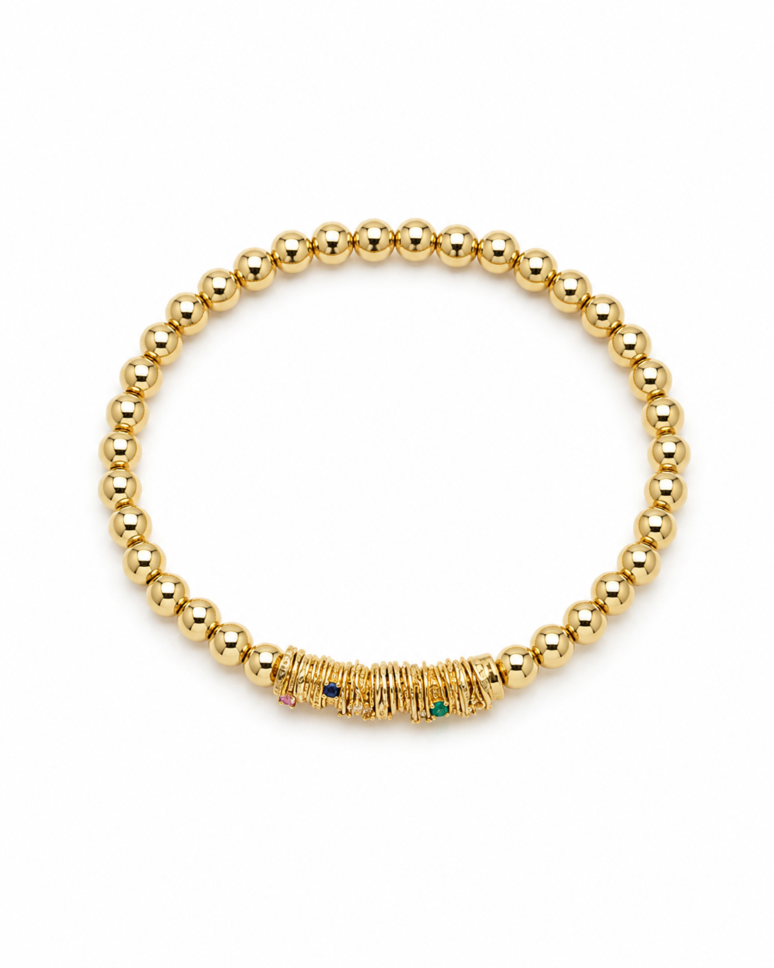 Gold Gemstone Bracelet
