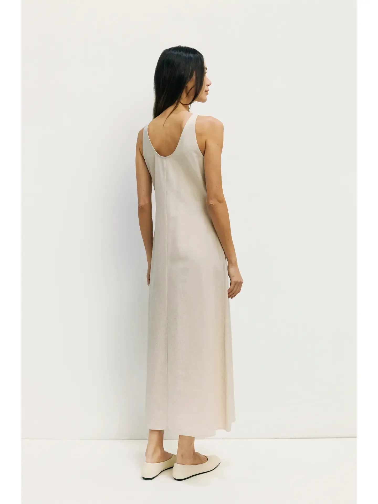 The Melody Dress | Linen Midi Dress