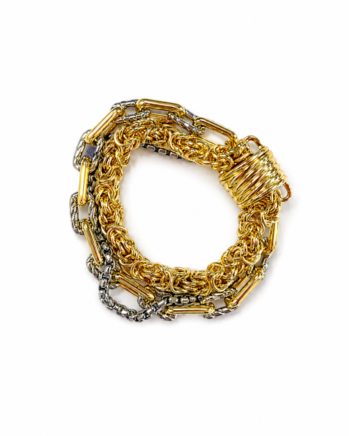 Two-Tone Chain Bracelet