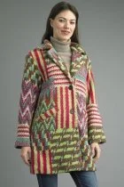 Tempo Paris Patchwork Women's Coat