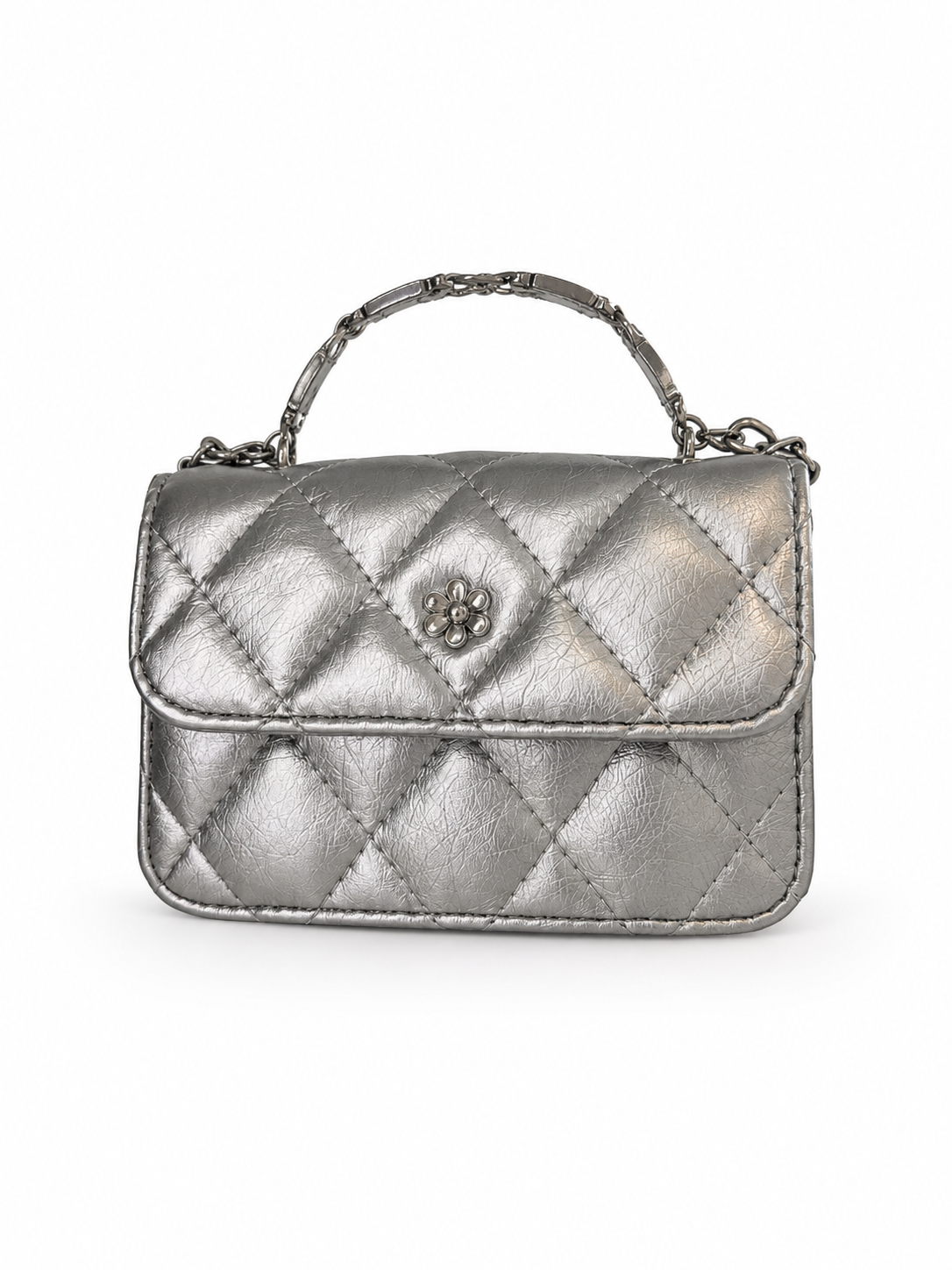 Silver Mini Handbag