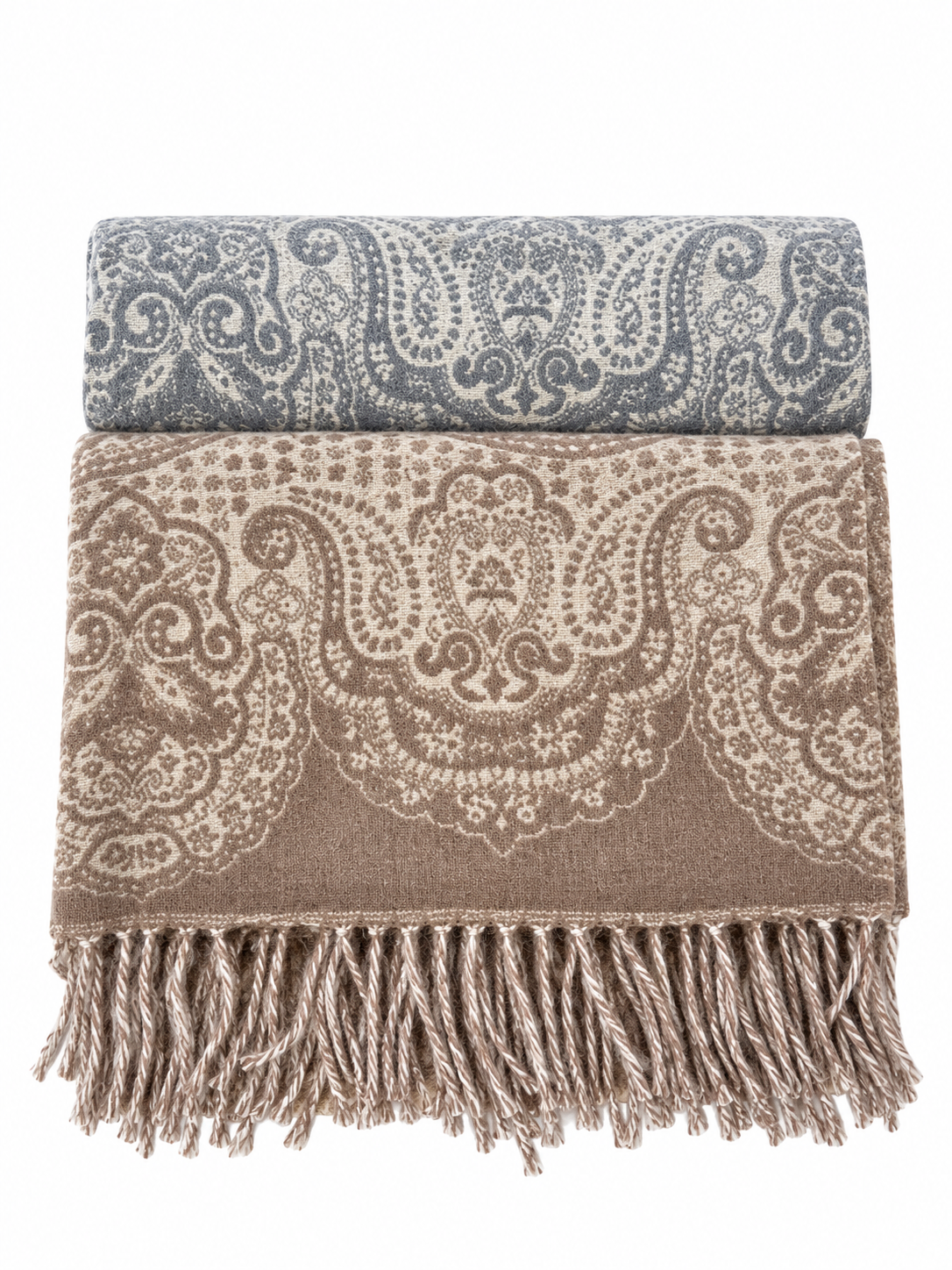 Paisley Fringe Scarf