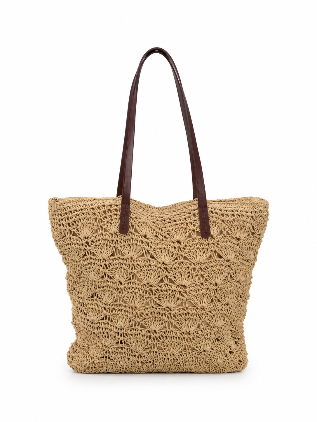 Straw Woven Tote Bag