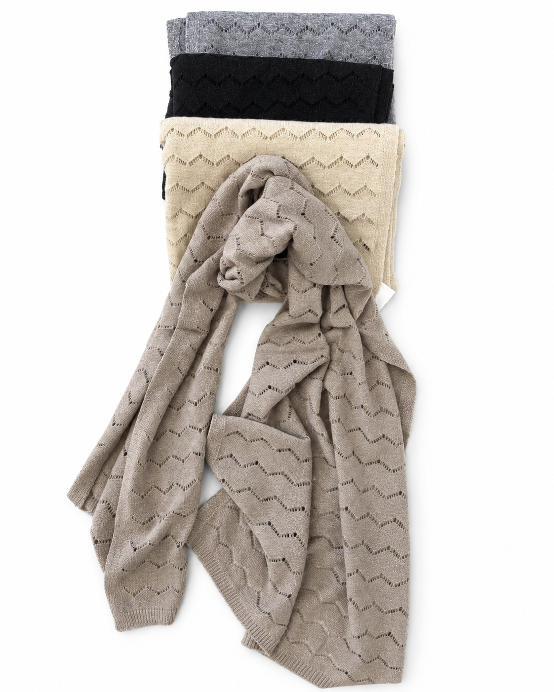 Knit Chevron Scarf