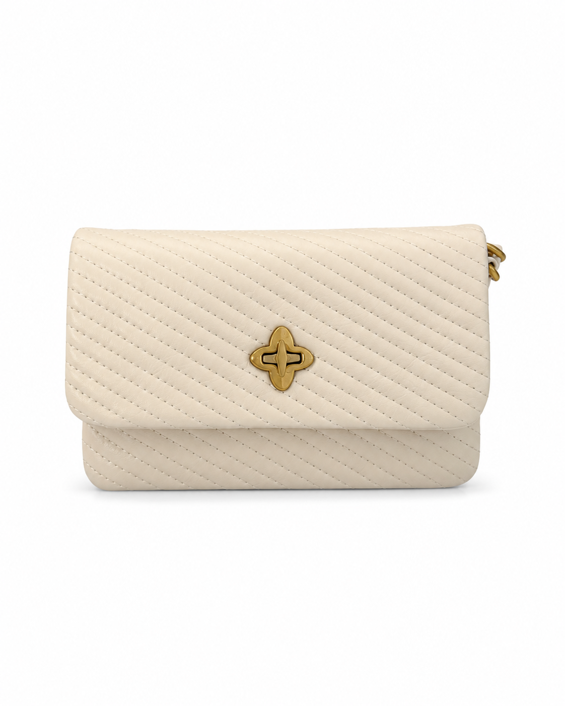 Cream & Gold Clutch