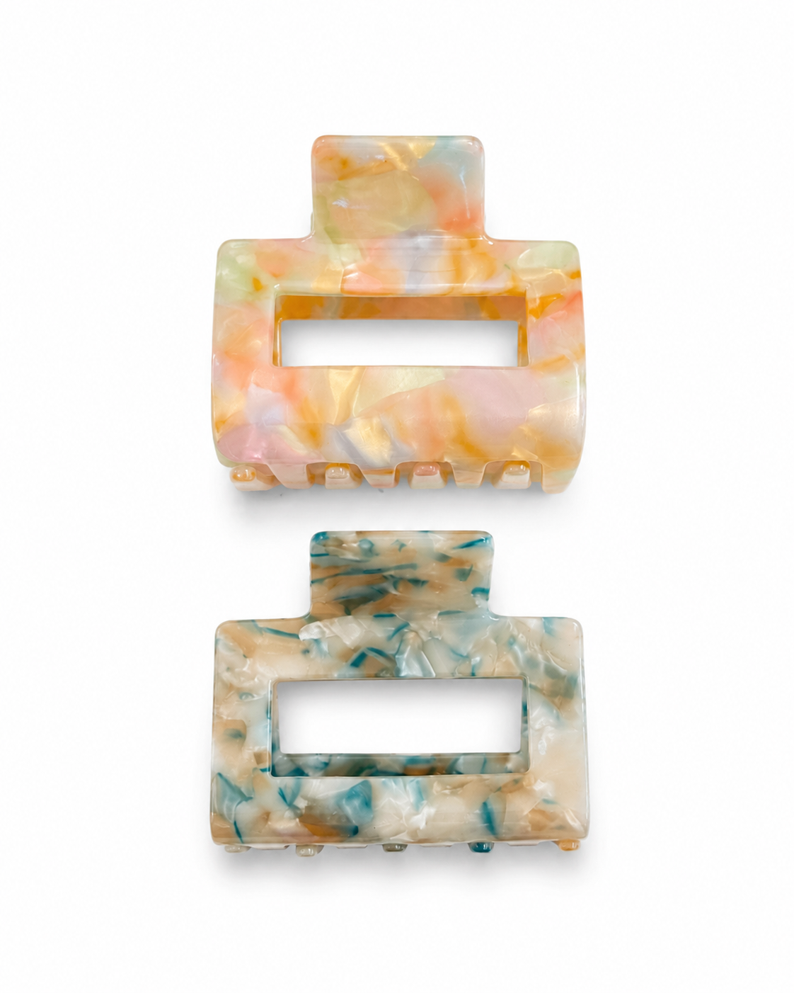 Mini Marble Hair Clips