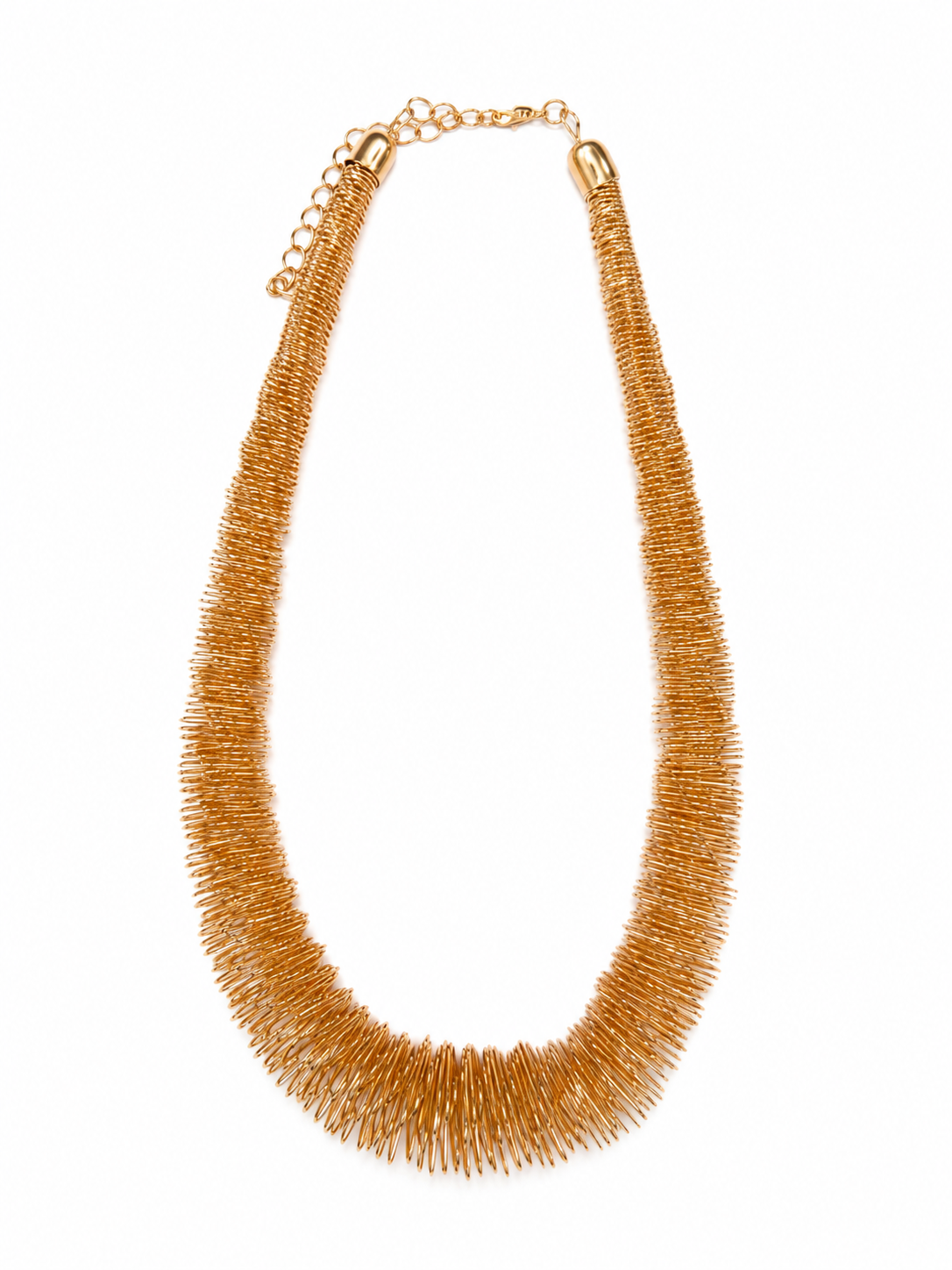 Gold Costume Wire Necklace