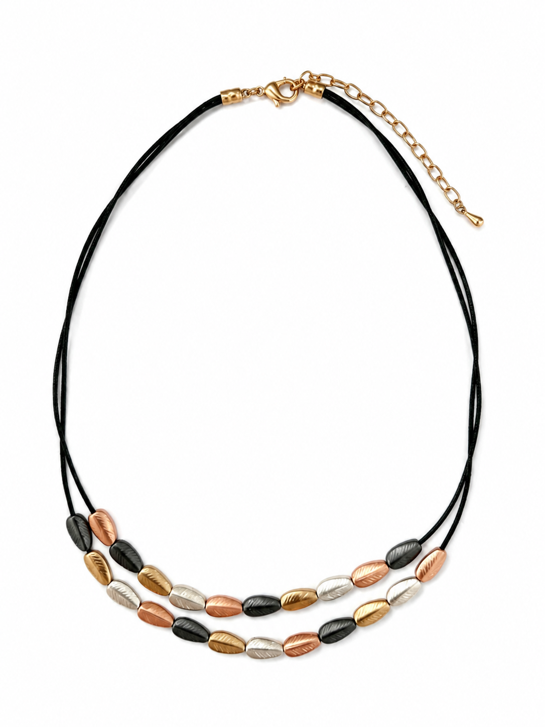 Multicolor Stone Layered Necklace