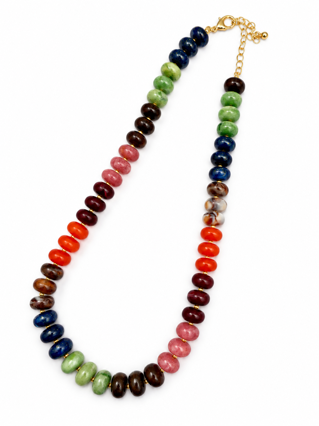 Vibrant Multicolored Bead Necklace
