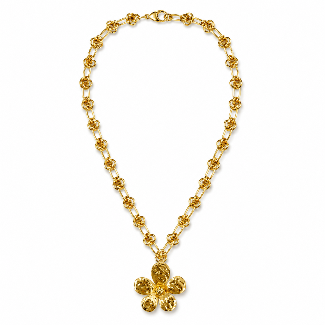Floral Gold Necklace