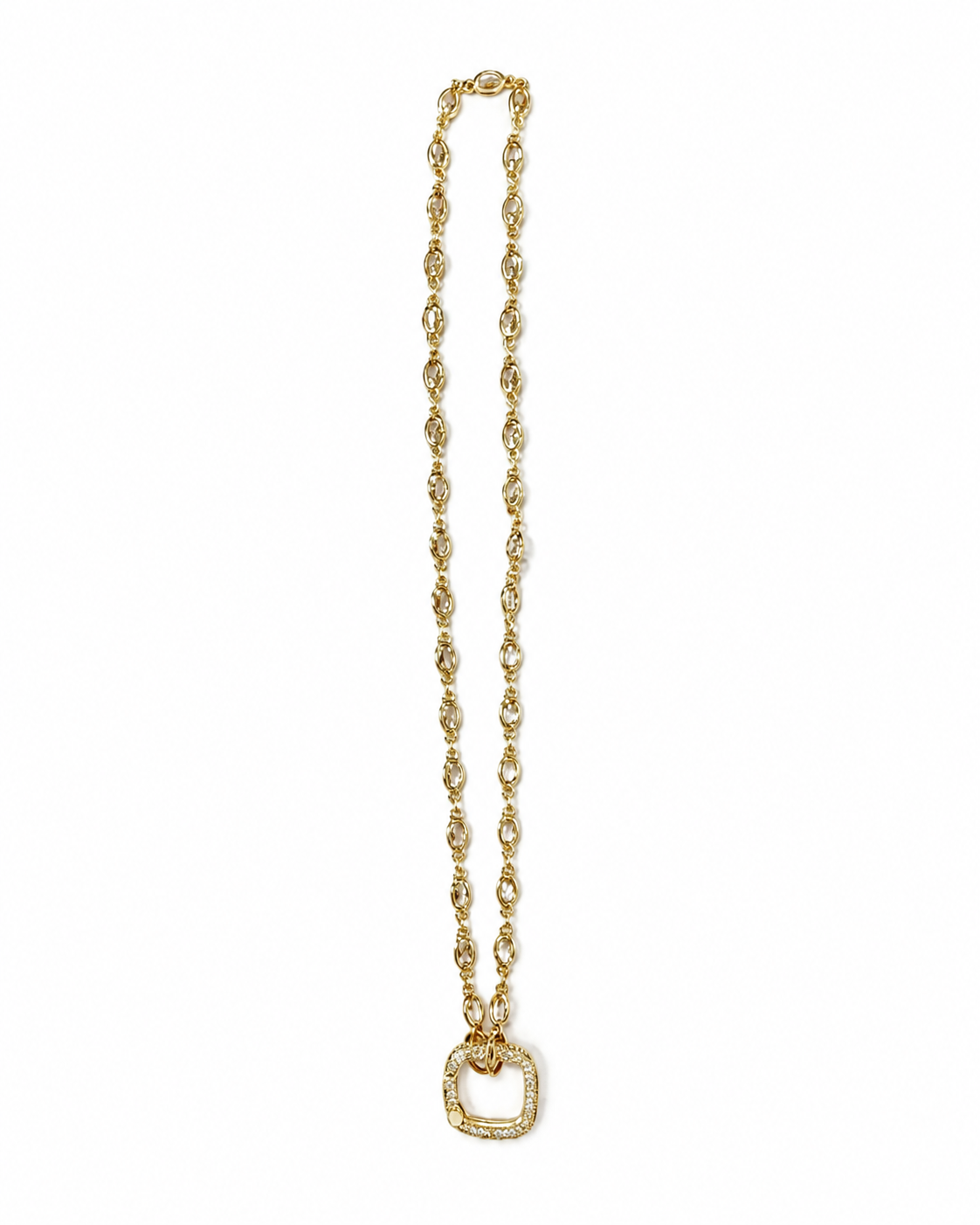 Gold Square Necklace