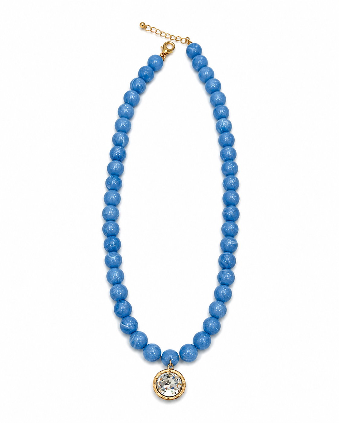 Blue Beaded Necklace