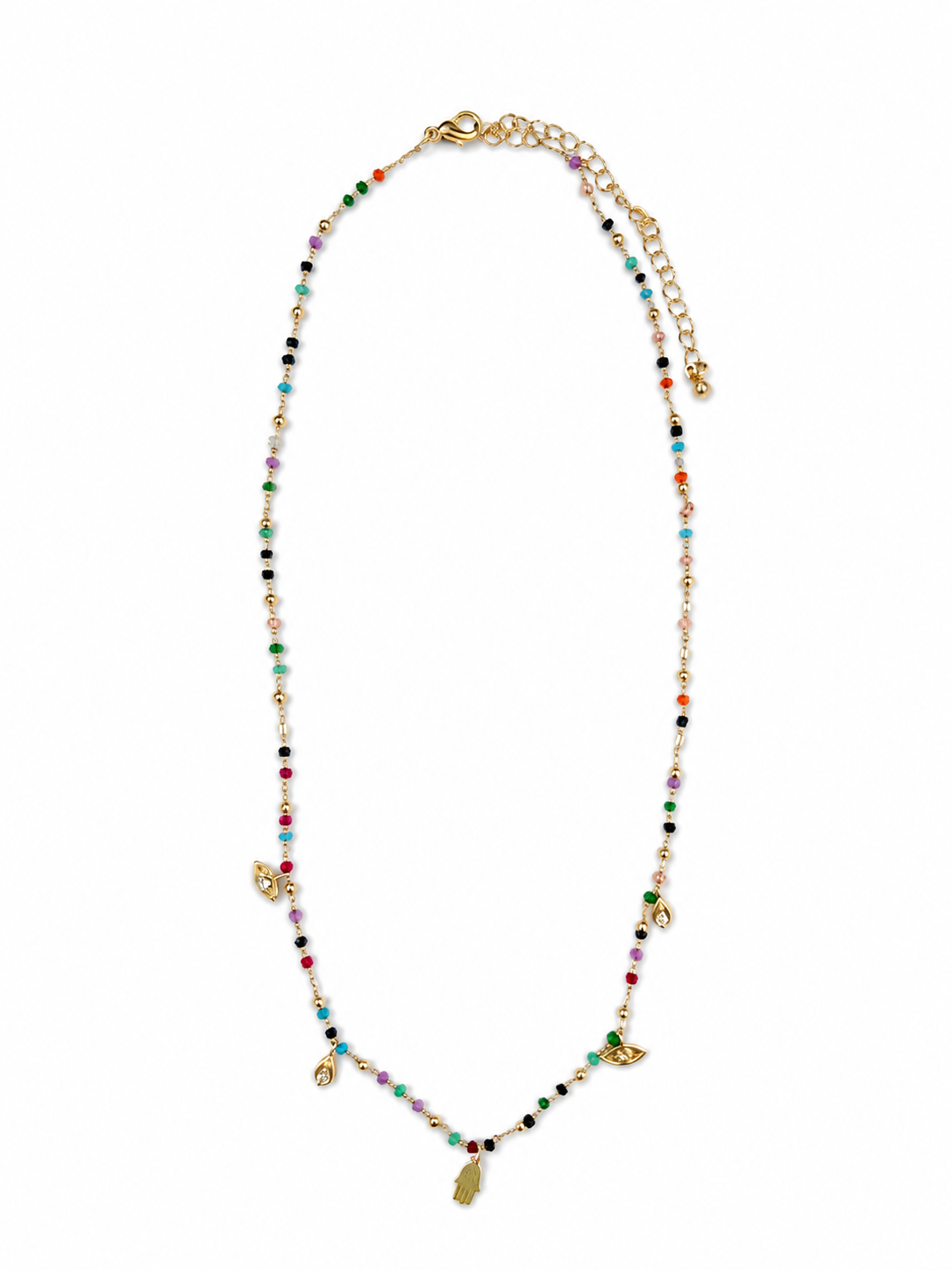 Multicolor Charm Necklace