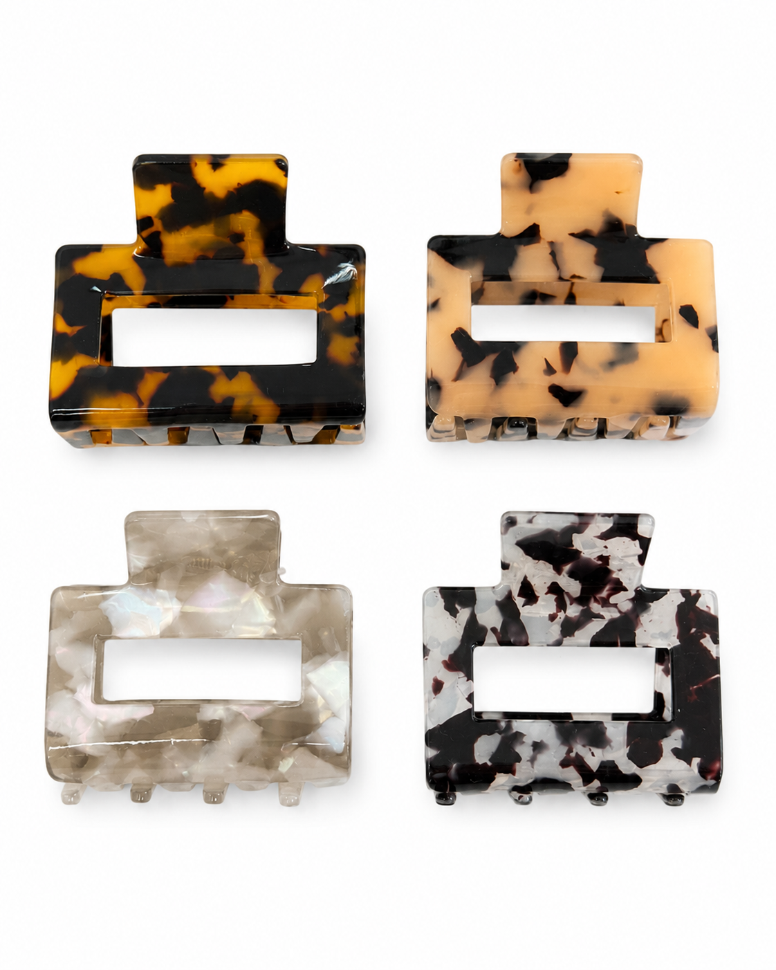 Mini Tortoiseshell Hair Clips