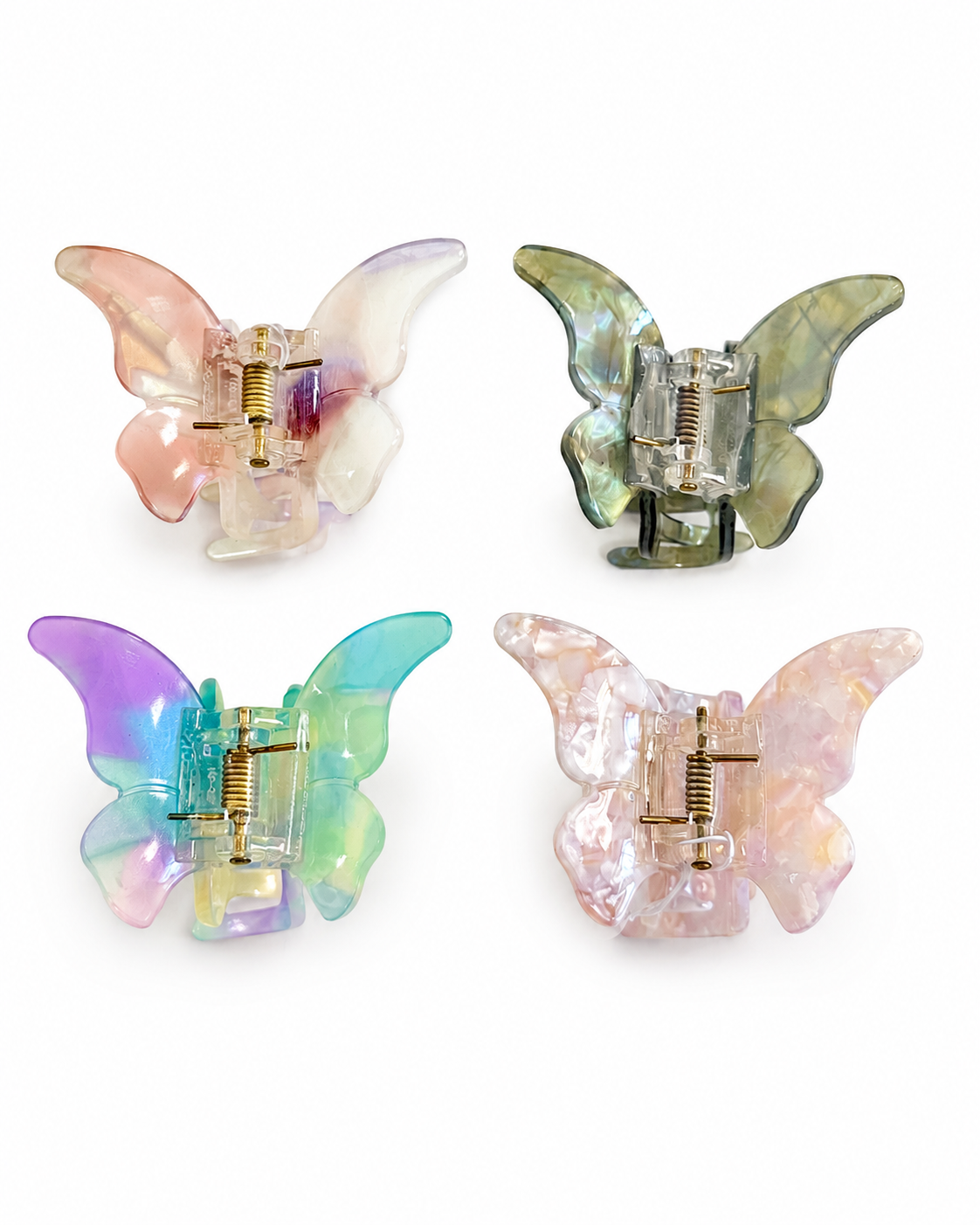 Mini Butterfly Hair Clips