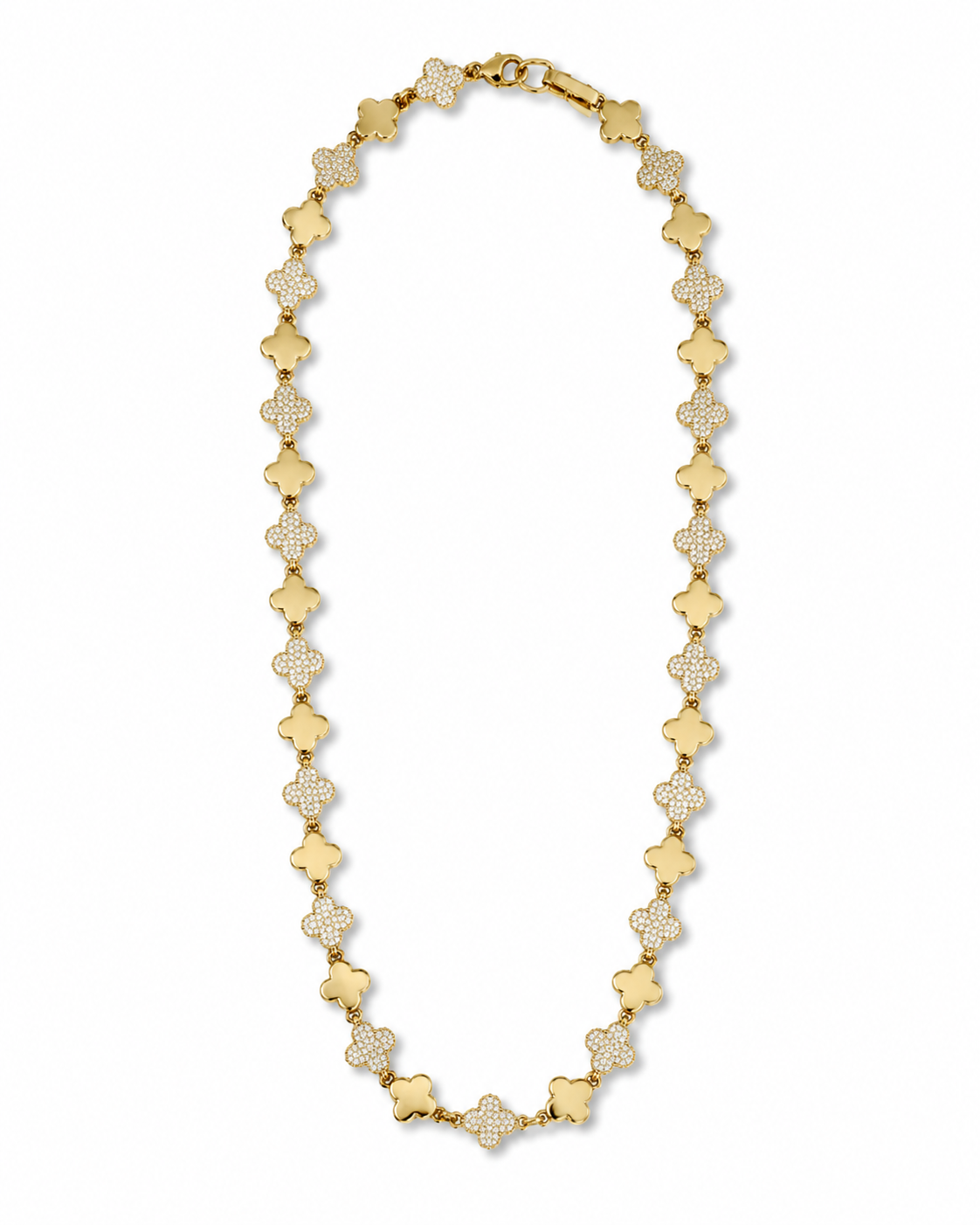 Gold Clover Necklace