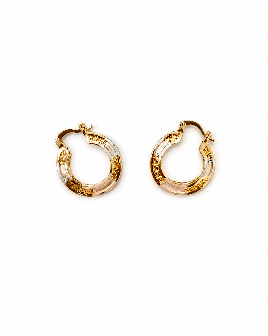 Gold & Pearl Hoop Earrings