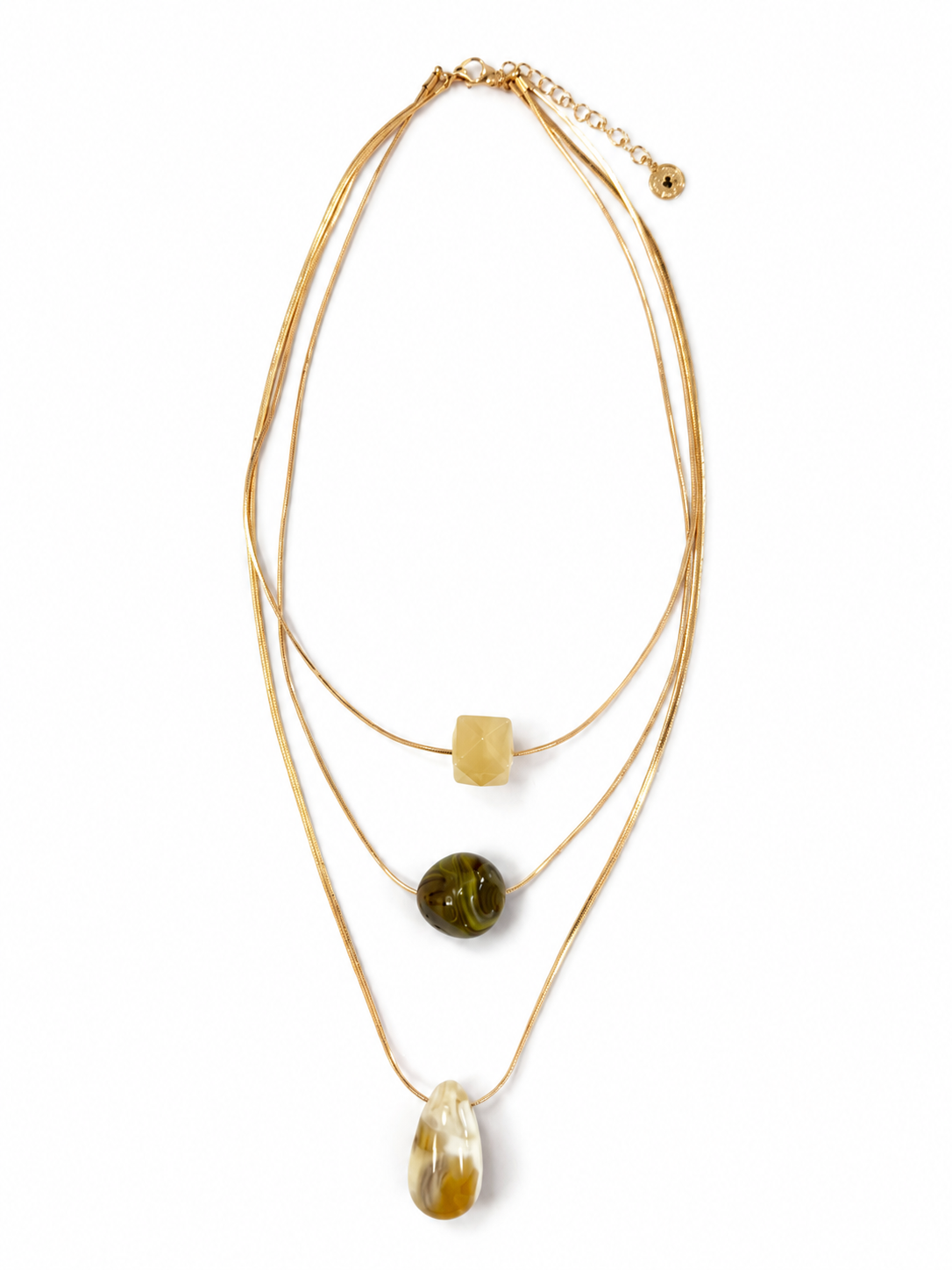 Multi-Stone Layered Necklace