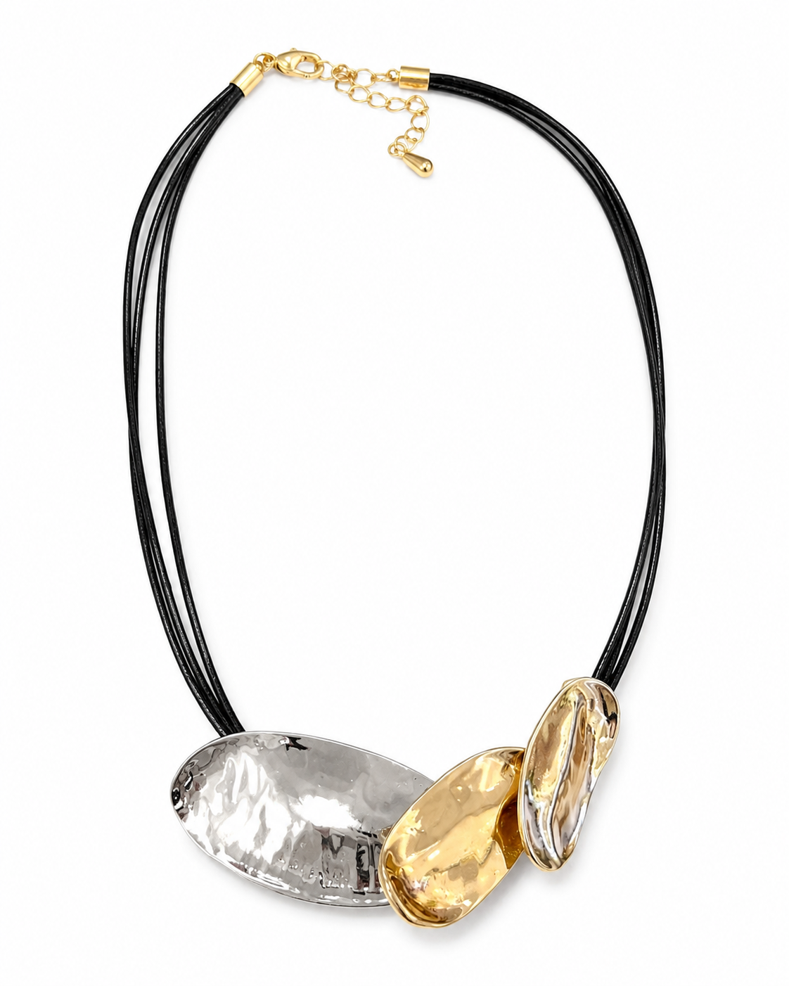 Silver & Gold Pendant Necklace