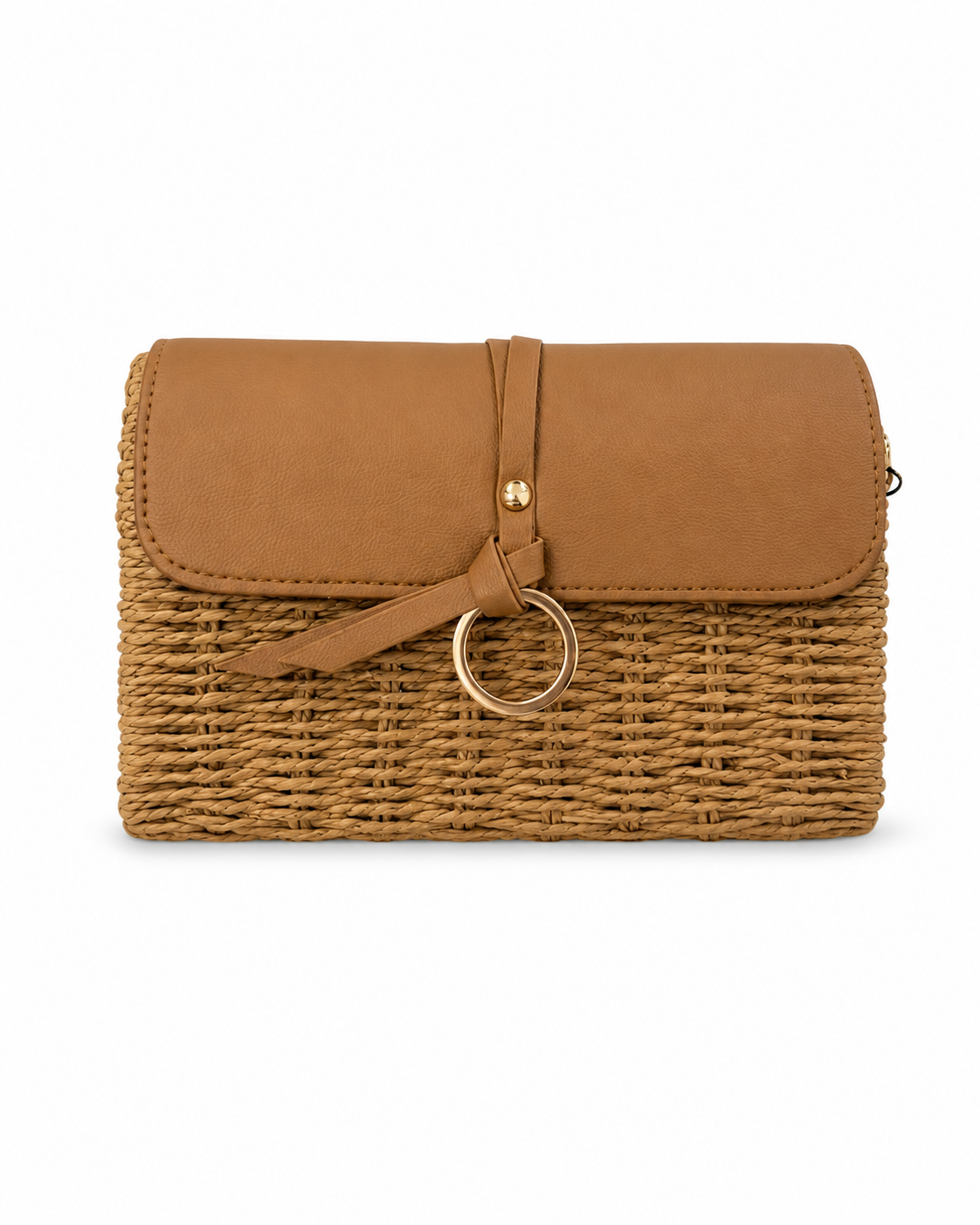 Mini Straw Bag (with strap)