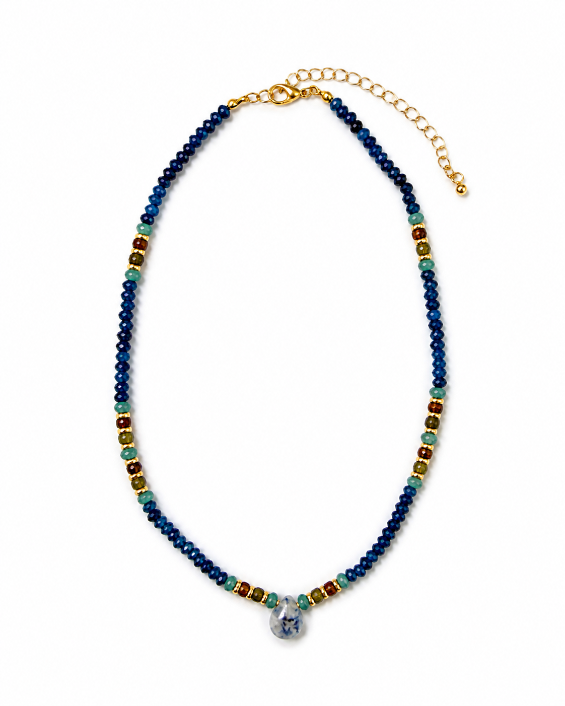 Blue Beaded Necklace