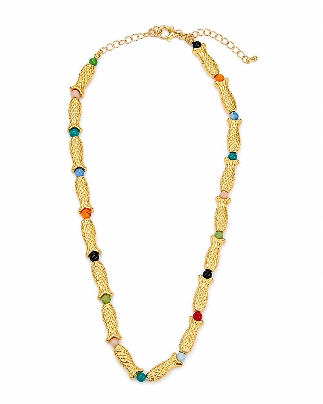 Multicolored Stone Necklace