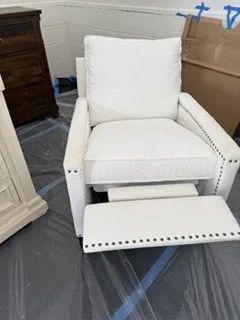 White recliner with nail heads.jpeg