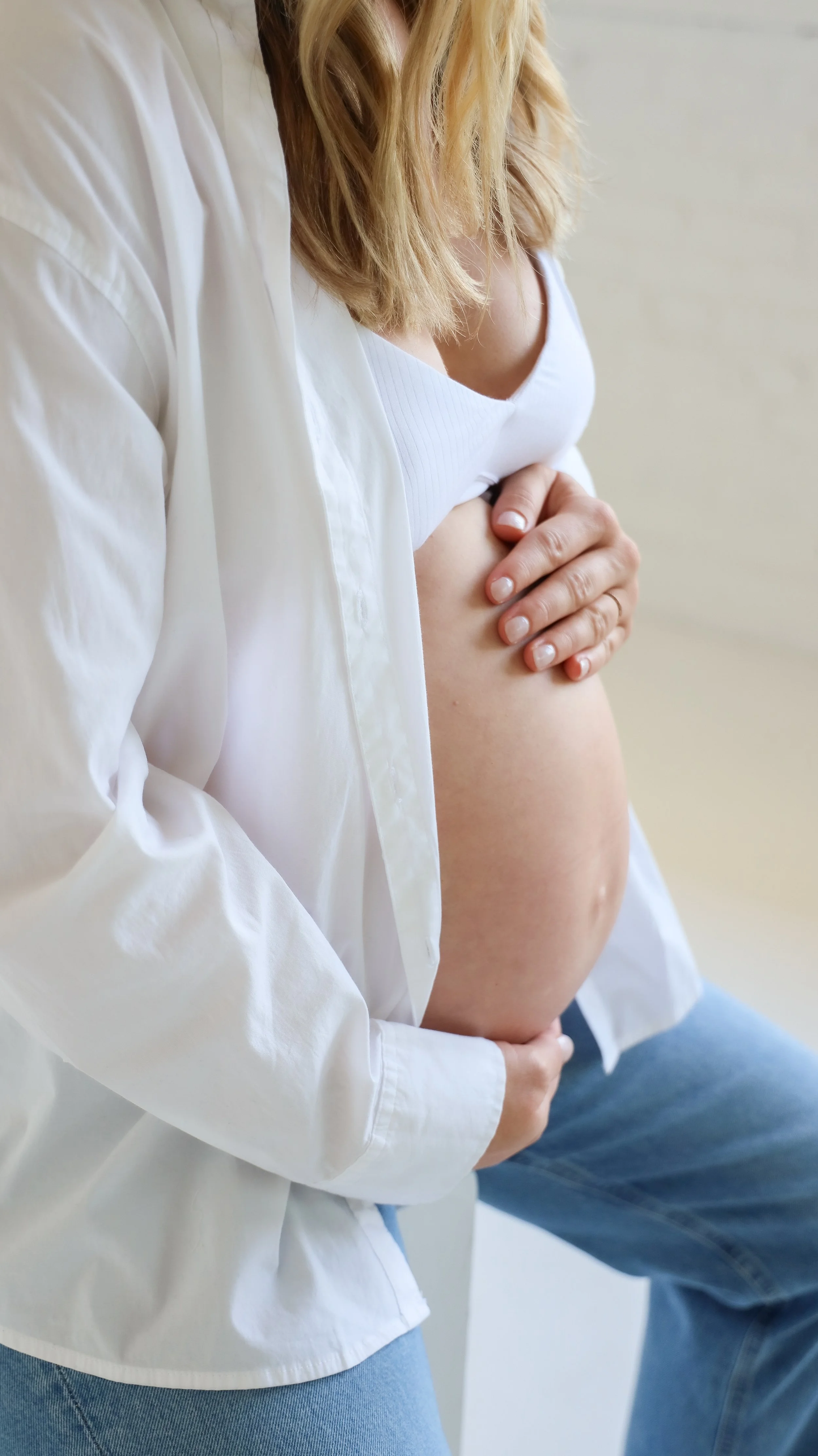 Dove Maternity Photography Session by Nicole Schmiedl at Realm in Denver, CO 