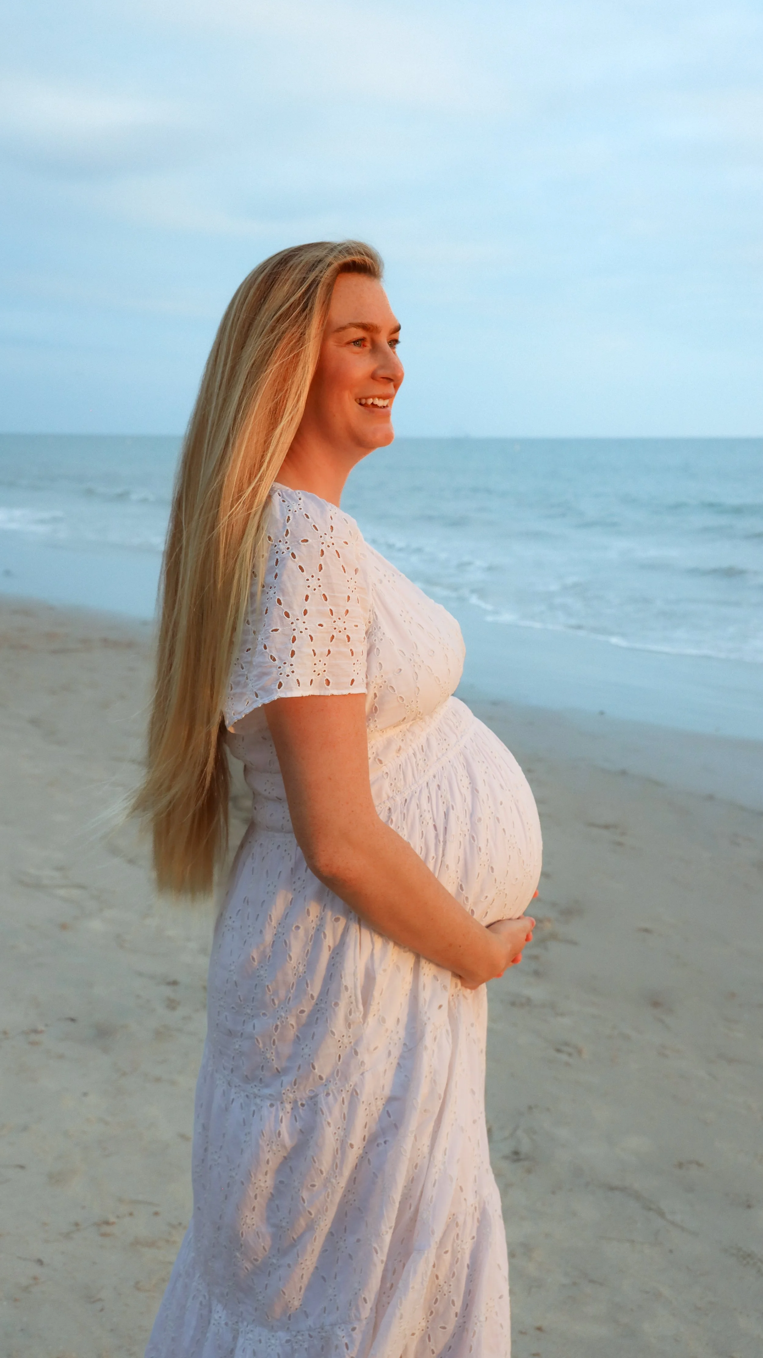 Rachel Perlin's Beautiful Maternity Portrait by Nicole Schmiedl Photography in Santa Barbara, CA