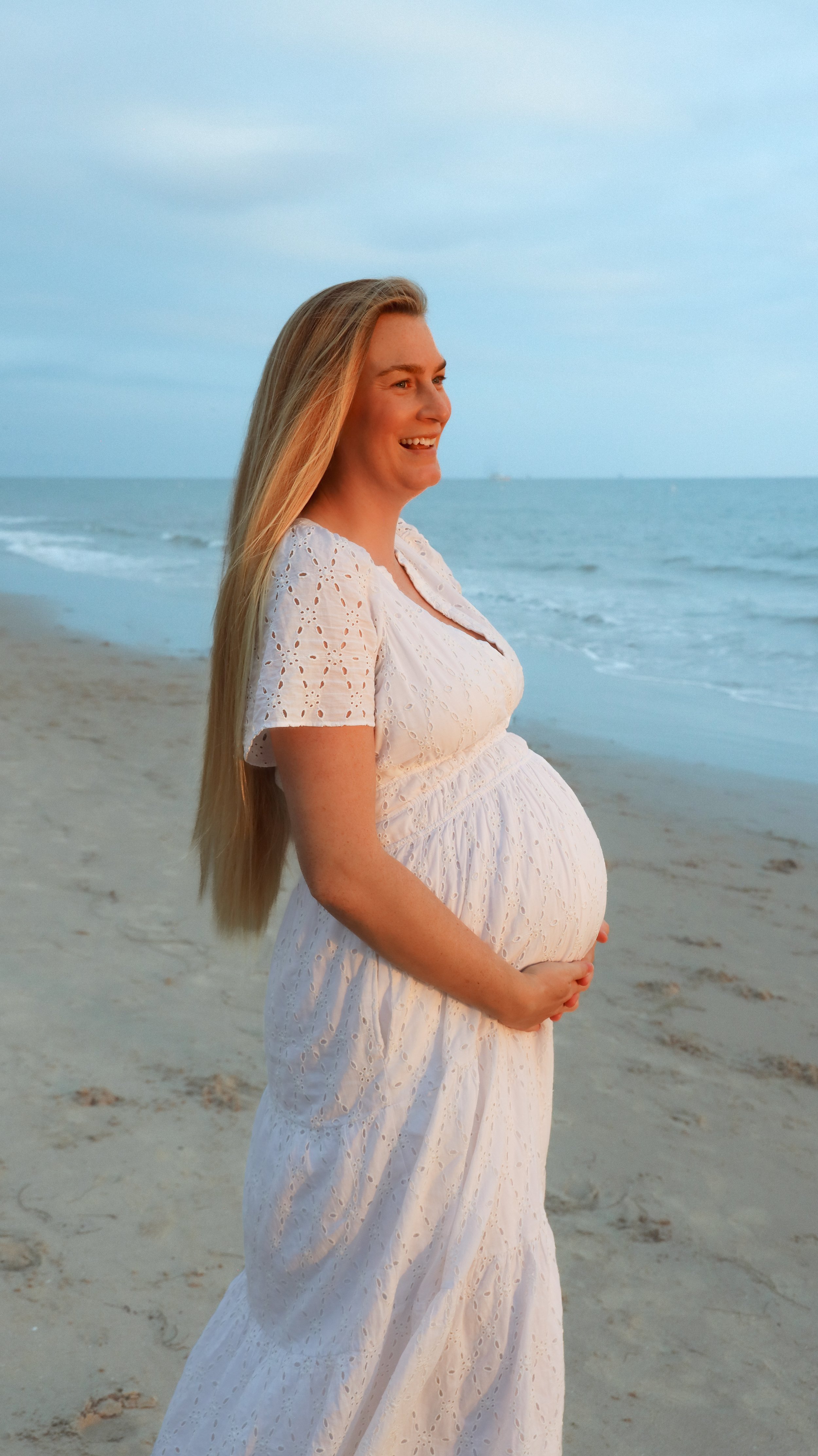 Rachel Perlin's Beautiful Maternity Portrait by Nicole Schmiedl Photography in Santa Barbara, CA