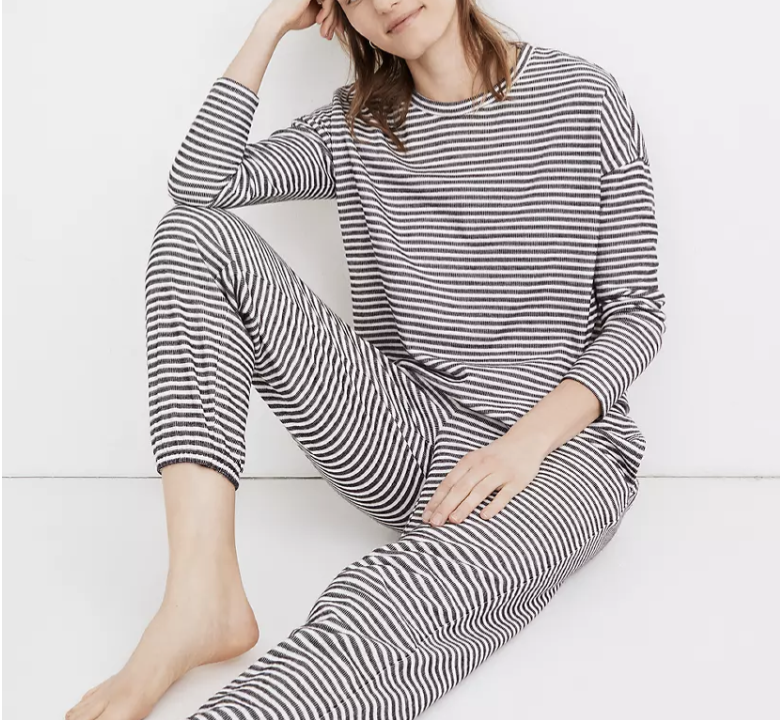 Madewell Striped Saunter Lounge Pants
