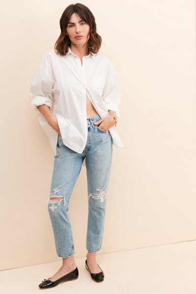 Riley High Rise Slim Straight Jeans | AGOLDE, Retail $198