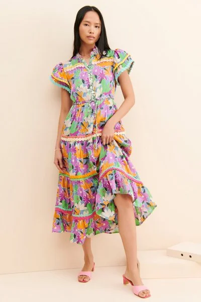 Aneeta Midi Dress | CeliaB, Retail $344