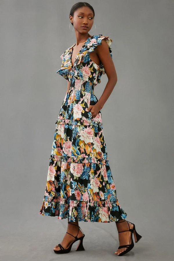 Boho Midi Dress | Love the Label, Retail $325