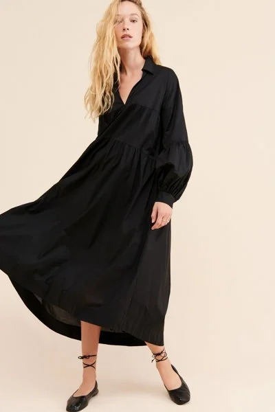 Mandy Tiered ShirtDress | Just Female, Retail $215 