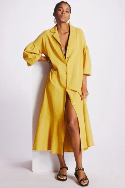 Relaxed Midi Dress | Margo Baridon, Retail $353