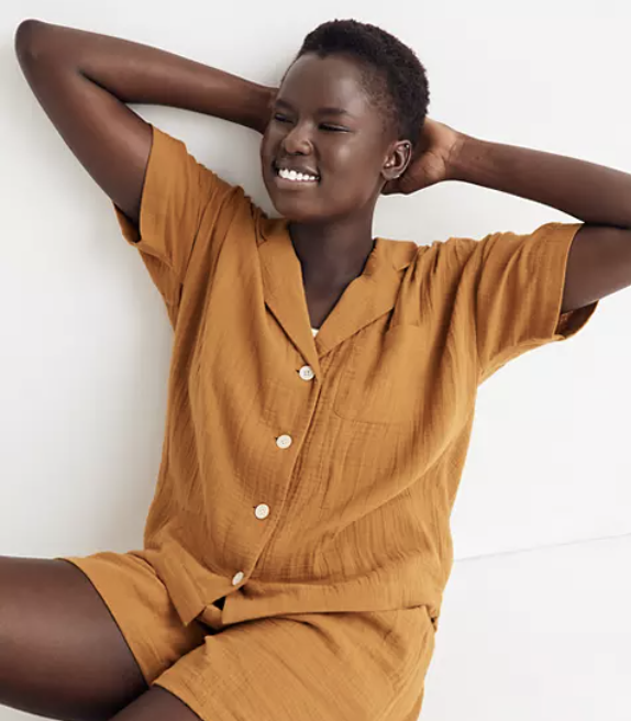 Lightestspun Oversized Short Pajama Set