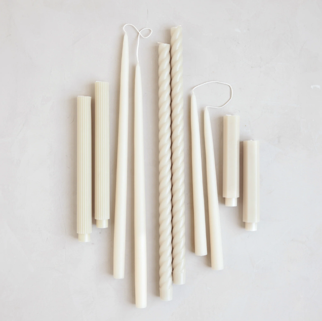 Parchment Taper Set
